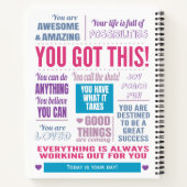 Je hebt deze Inspirerend prijsopgave Notitieboek (Achterkant)