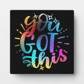 Je hebt deze inspirerend sterren en kleuren fotoplaat (Voorkant)