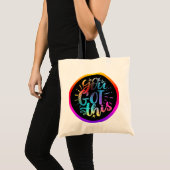 Je hebt deze inspirerend sterren en kleuren tote bag (Voorkant (product))