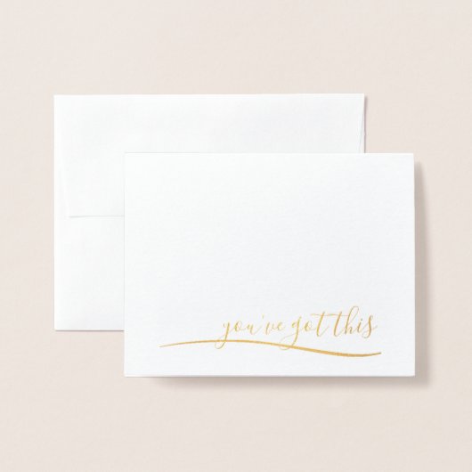 Je hebt deze kaart van aanmoediging. (Voorkant met envelop)