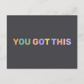 Je hebt deze moderne Inspirerend offerte op maat Briefkaart (Voorkant)