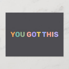 Je hebt deze moderne Inspirerend offerte op maat Briefkaart