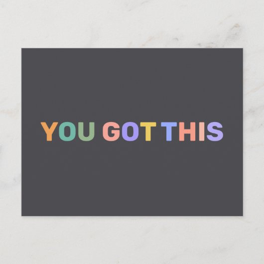 Je hebt deze moderne Inspirerend offerte op maat Briefkaart (Voorkant)