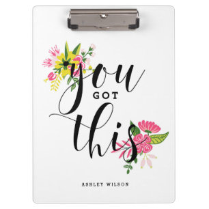 Je hebt deze moderne kalligrafie klembord