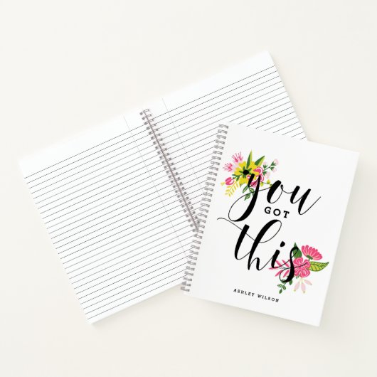 Je hebt deze moderne kalligrafie notitieboek (Binnen)