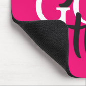 Je hebt deze Motivatie citaat gewaagde typografie Muismat (Hoek)