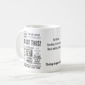 Je hebt deze Motivatie offertes Koffiemok (Voorkant links)