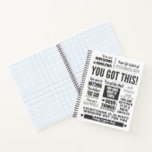 Je hebt deze Motivatie offertes Notitieboek (Binnen)