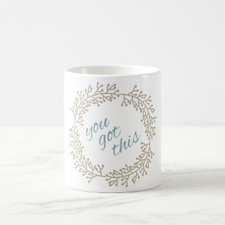 Je hebt deze motivatie om typografie te inspireren koffiemok