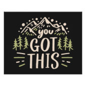 Je hebt deze motivatie quotes perfect poster (Voorkant)