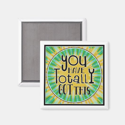 Je hebt deze positieve bevestiging volledig. magneet (Voorkant / Achterkant)