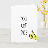 Je hebt deze positieve kaart (Gele Bloem)