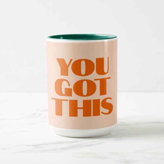 Je hebt deze roze rode Mok (Midden)