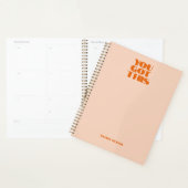 Je hebt deze roze rode Typografie Planner (Display)