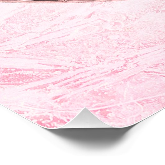 Je hebt deze roze voorste aanmoediging. poster (Hoek)