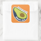 Je hebt deze Sticker helemaal guac (Tas)