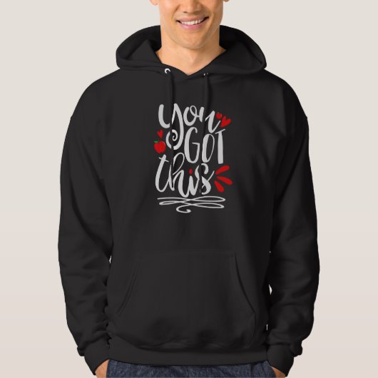Je hebt deze testdag als testdag... hoodie (Voorkant)
