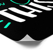 Je hebt deze testdag leraar poster (Hoek)