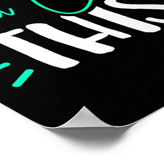 Je hebt deze testdag leraar poster (Hoek)