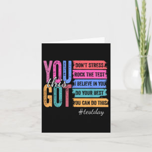 Je hebt deze testdag Motivatie lerarenstaat T Kaart