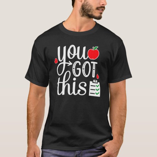 Je hebt deze testdag voor leerkrachten t-shirt (Voorkant)