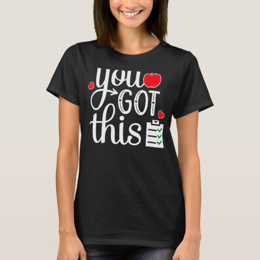 Je hebt deze testdag voor leerkrachten t-shirt (Voorkant)