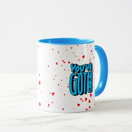 Je hebt deze typografie mok (Voorkant rechts)