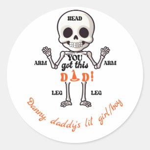 Je hebt deze vader Schattige oktober pasgeboren sk Ronde Sticker