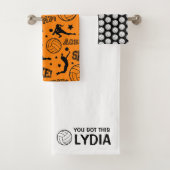 Je hebt deze volleybalhanddoekset bad handdoek (Insitu)