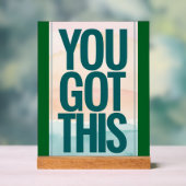 Je hebt dit acryl bord (Neutraal)