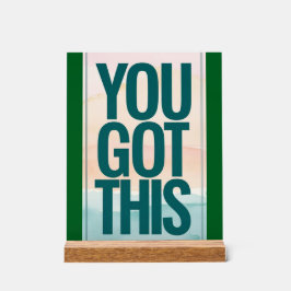 Je hebt dit acryl bord