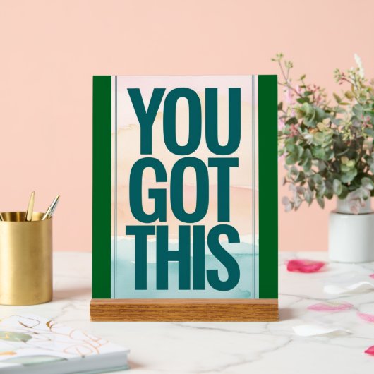 Je hebt dit acryl bord (Huwelijk)