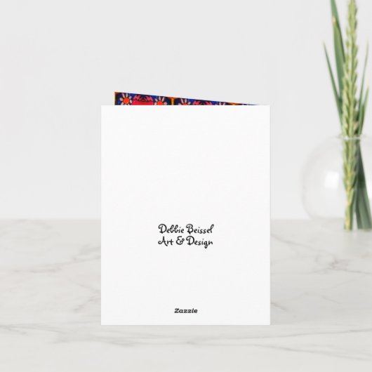 Je hebt dit, bloemen, dageraad, rozen, griezelig kaart (Achterkant)