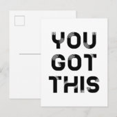 Je hebt dit briefkaart (Voorkant / Achterkant)