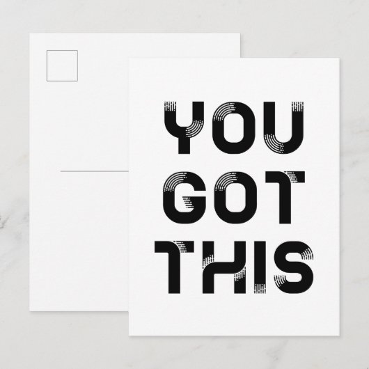 Je hebt dit briefkaart (Voorkant / Achterkant)