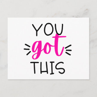 Je hebt dit briefkaart