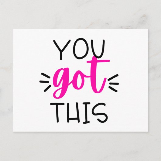 Je hebt dit briefkaart (Voorkant)