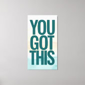 Je hebt dit canvas afdruk (Voorkant)