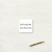 Je hebt dit - Custom Confidence Sticky Note (Op bureau)