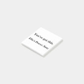 Je hebt dit - Custom Confidence Sticky Note (Schuin)