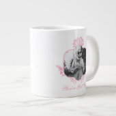 Je hebt dit - de witte lotus grote koffiekop (Voorkant rechts)