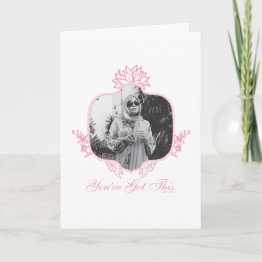 Je hebt dit - de witte lotus kaart (Voorkant)