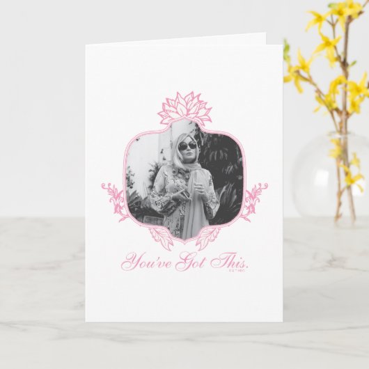 Je hebt dit - de witte lotus kaart (Gele Bloem)