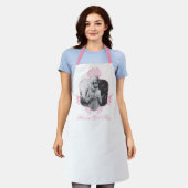 Je hebt dit - de witte lotus schort (Gedragen)