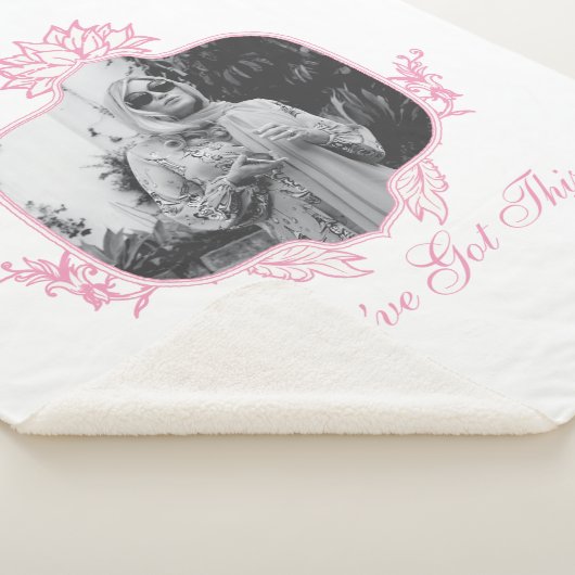 Je hebt dit - de witte lotus sherpa deken (3/4)