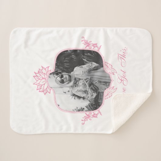 Je hebt dit - de witte lotus sherpa deken (Voorkant (horizontaal))