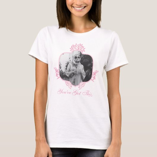 Je hebt dit - de witte lotus t-shirt (Voorkant)