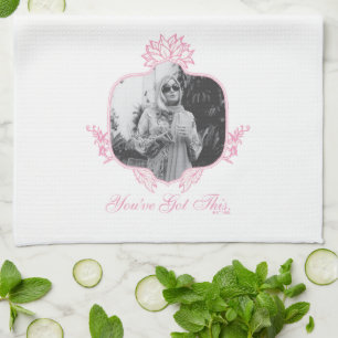 Je hebt dit - de witte lotus theedoek