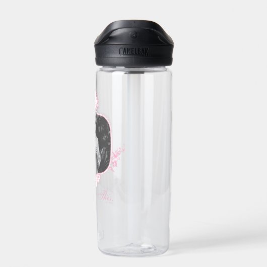 Je hebt dit - de witte lotus waterfles (Achterkant)