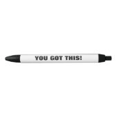 Je hebt dit! Funny Black Ink Pen Gift Idea (Voorkant)